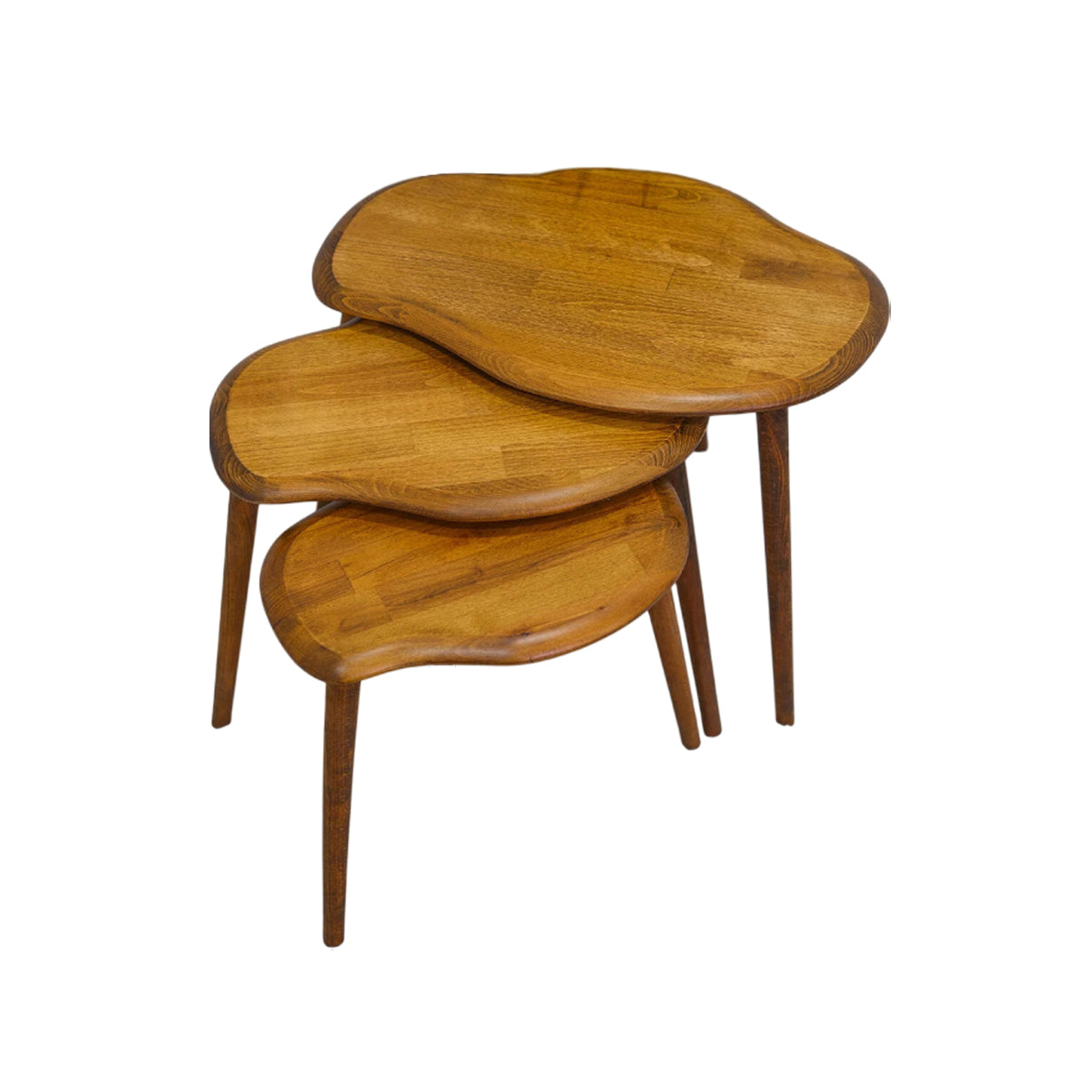 Arica | Solid Wood Nesting Coffee Tables