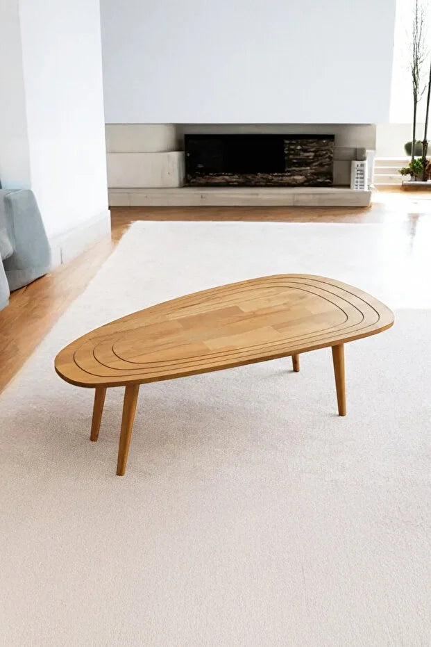 Paine | Solid Asymmetrical Coffee Table (OAK)