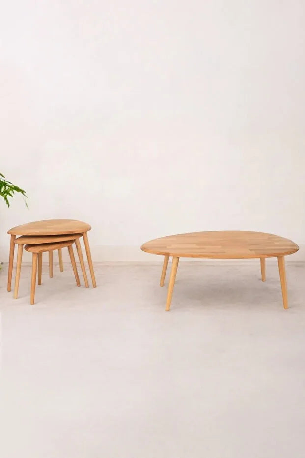 Paine | Solid Asymmetrical Coffee Table (OAK)