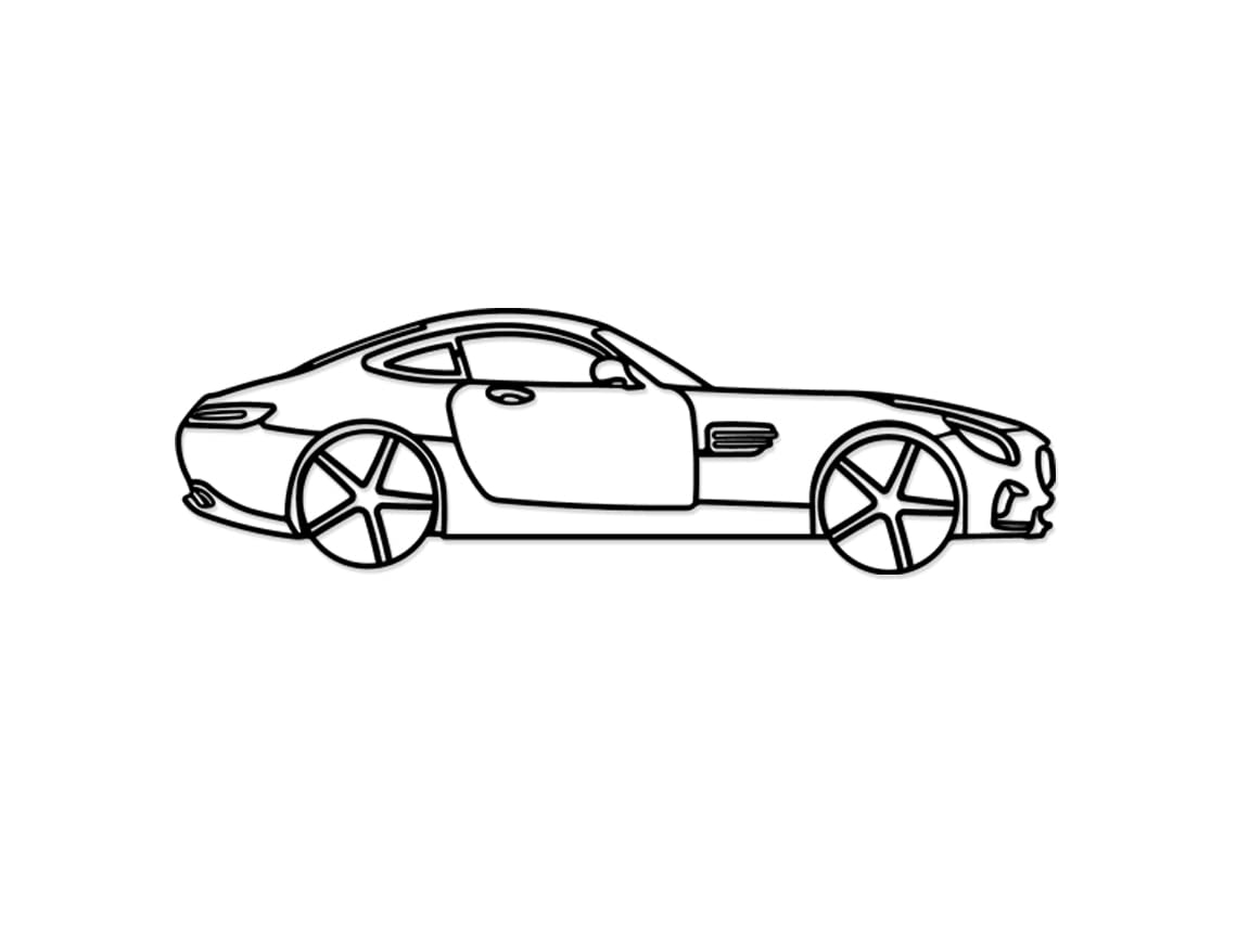 Car | Metal Wall Art
