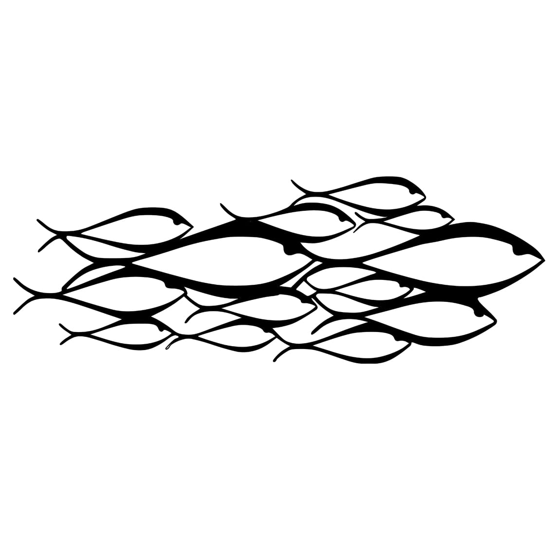 School of Fish | Metal Wall Art