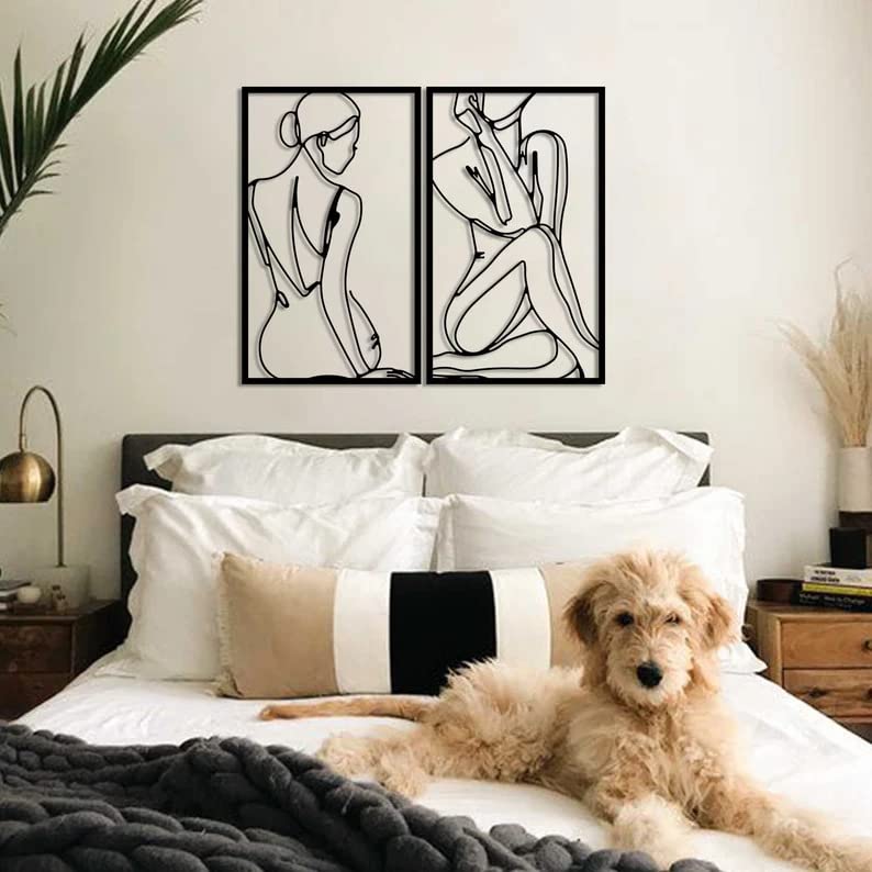 Abstract Woman | Metal Wall Art