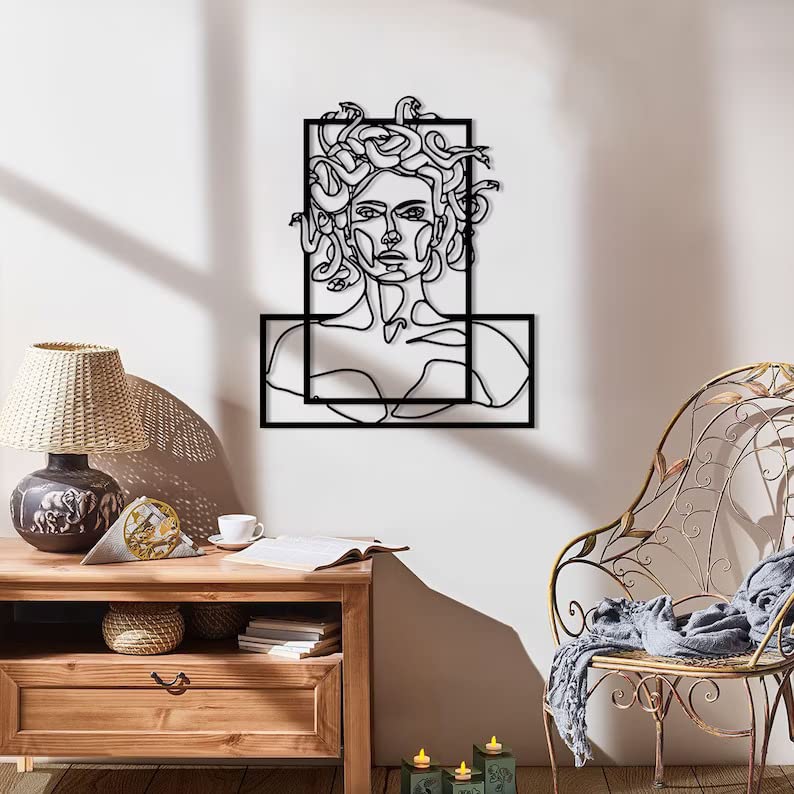Medusa | Metal Wall Art