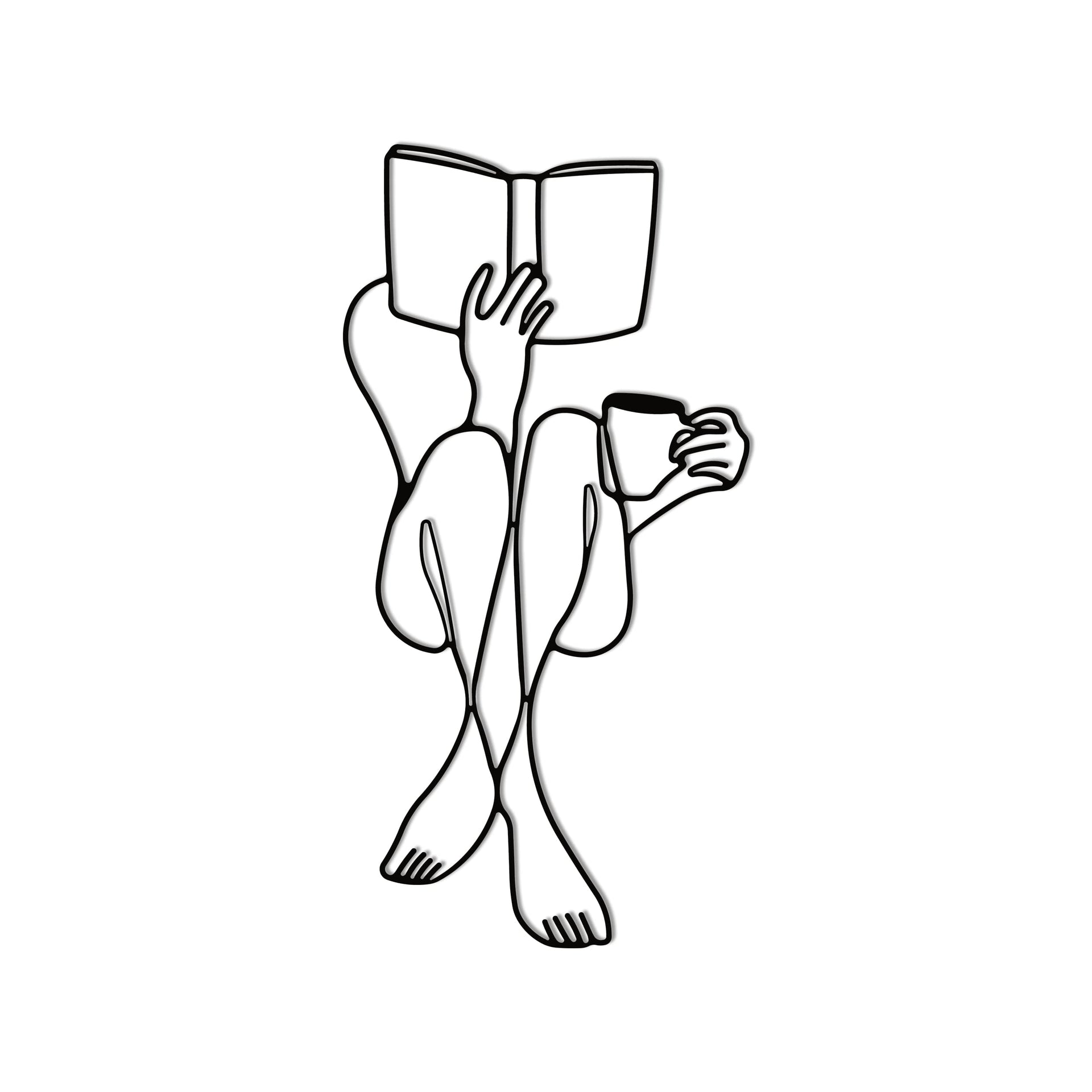 Abstract Woman | Metal Wall Art