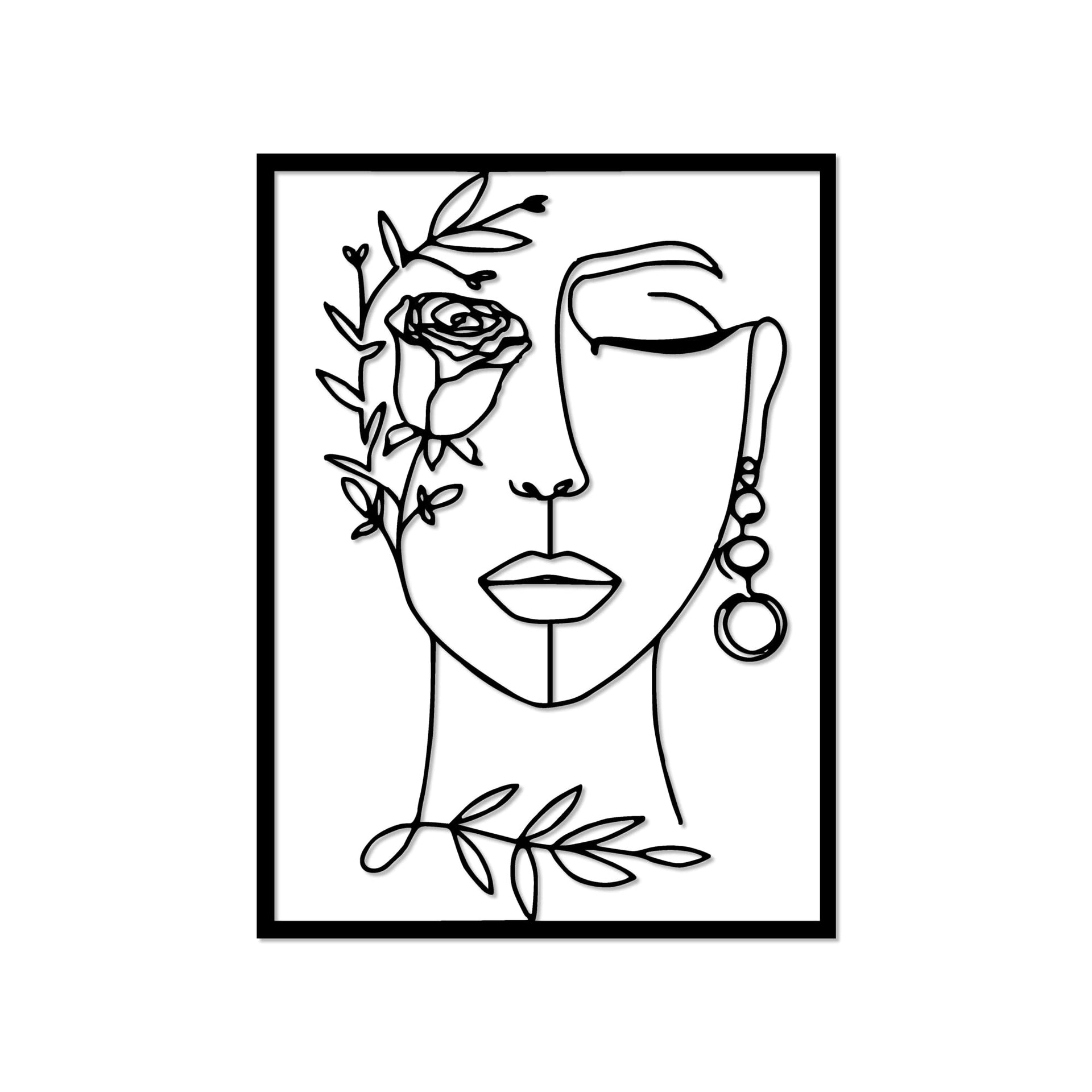 Abstract Floral | Metal Wall Art