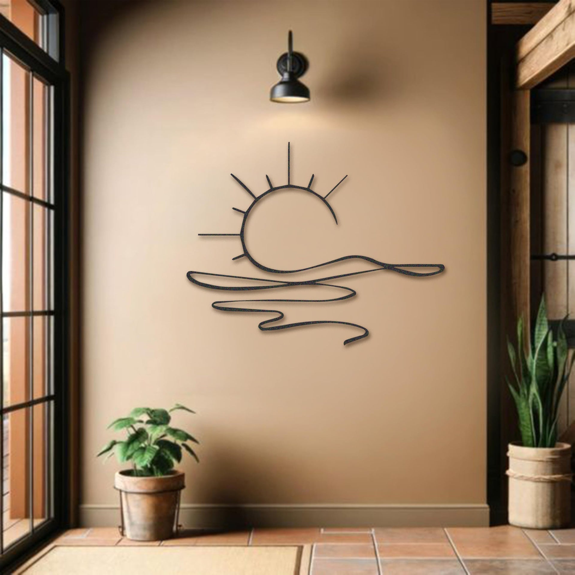 Sunrise | Metal Line Decor