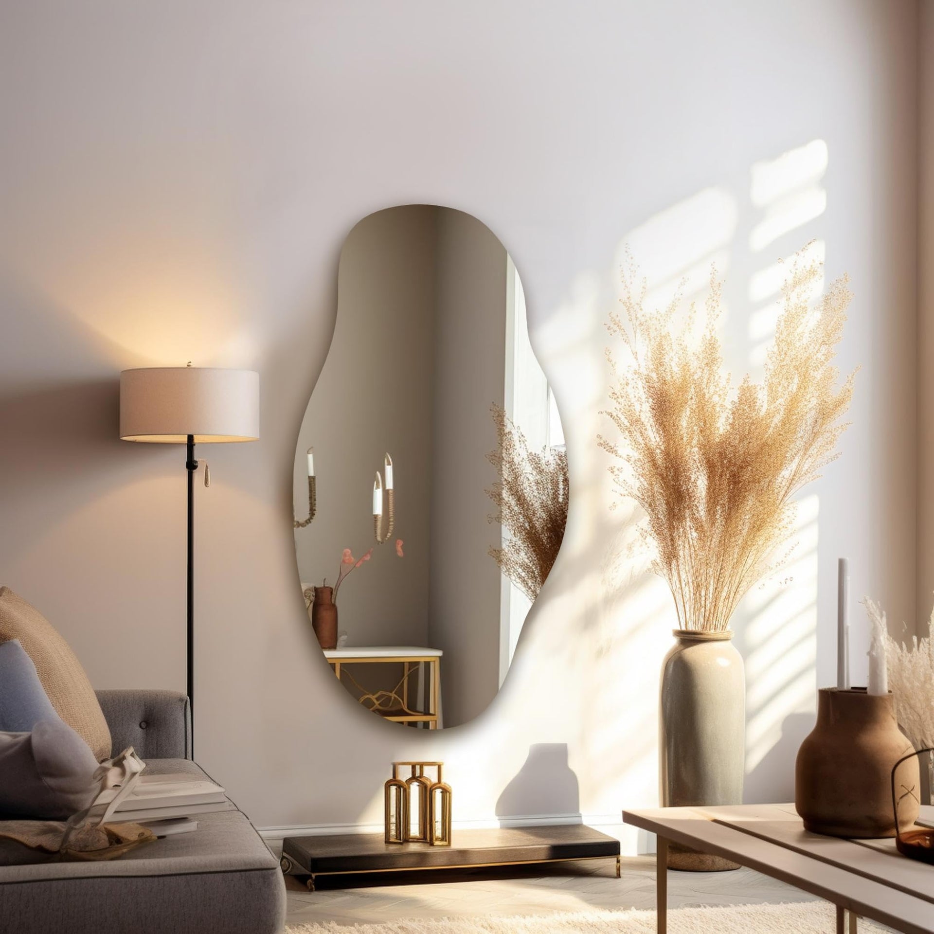 Cloud | Asymmetrical Framed Mirror