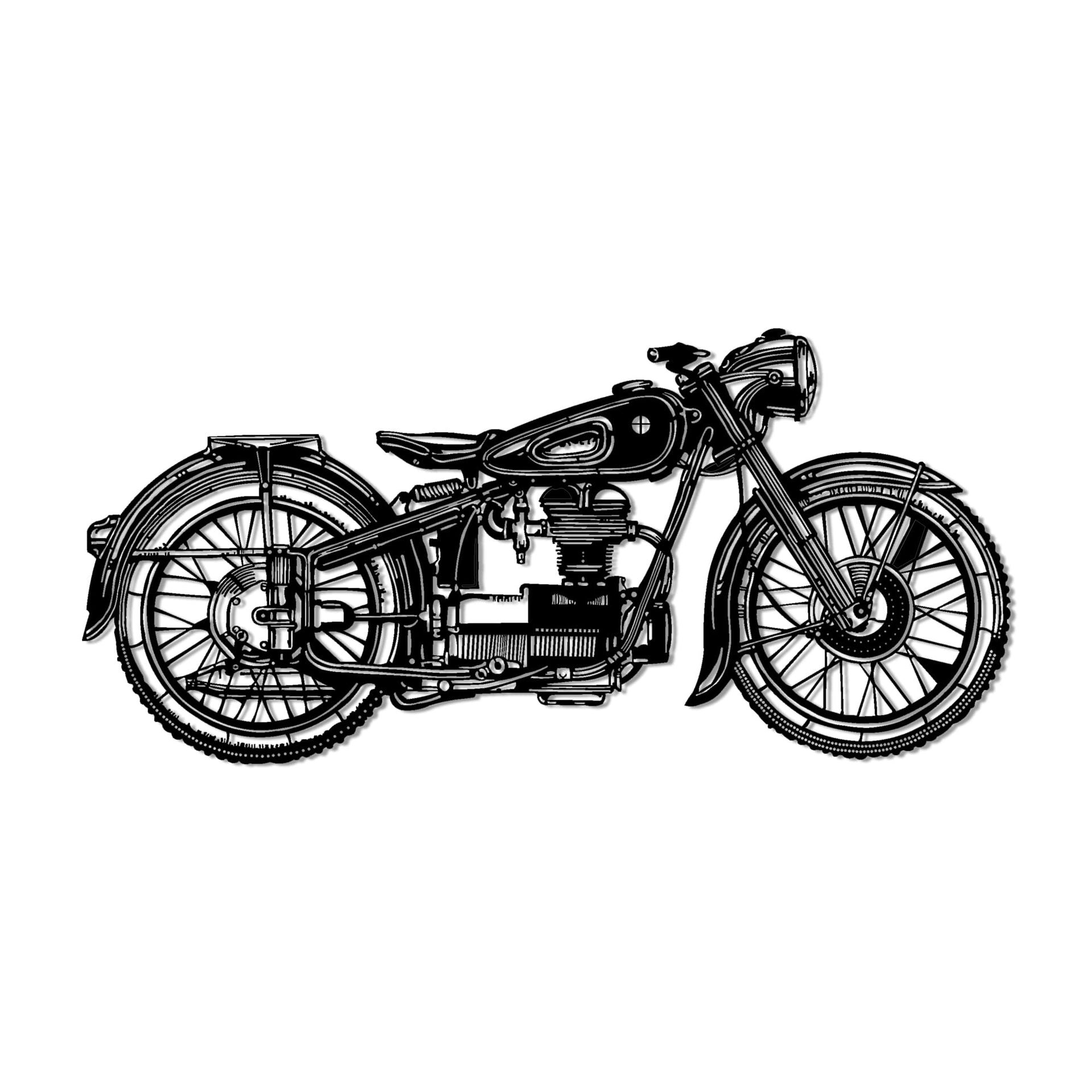 Motorcycle | Metal Wall Art