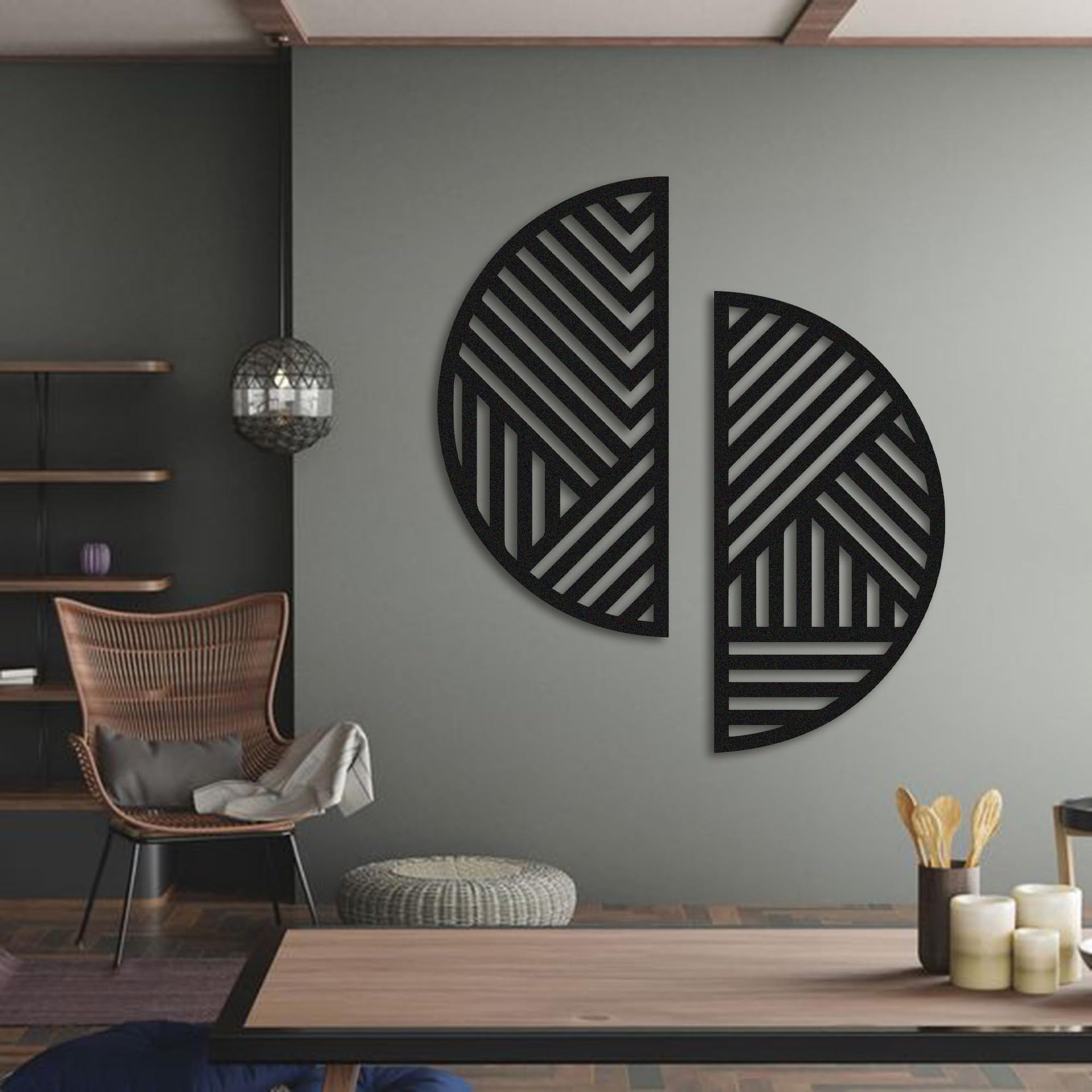 Mountain | Wood Wall Decor set of 2