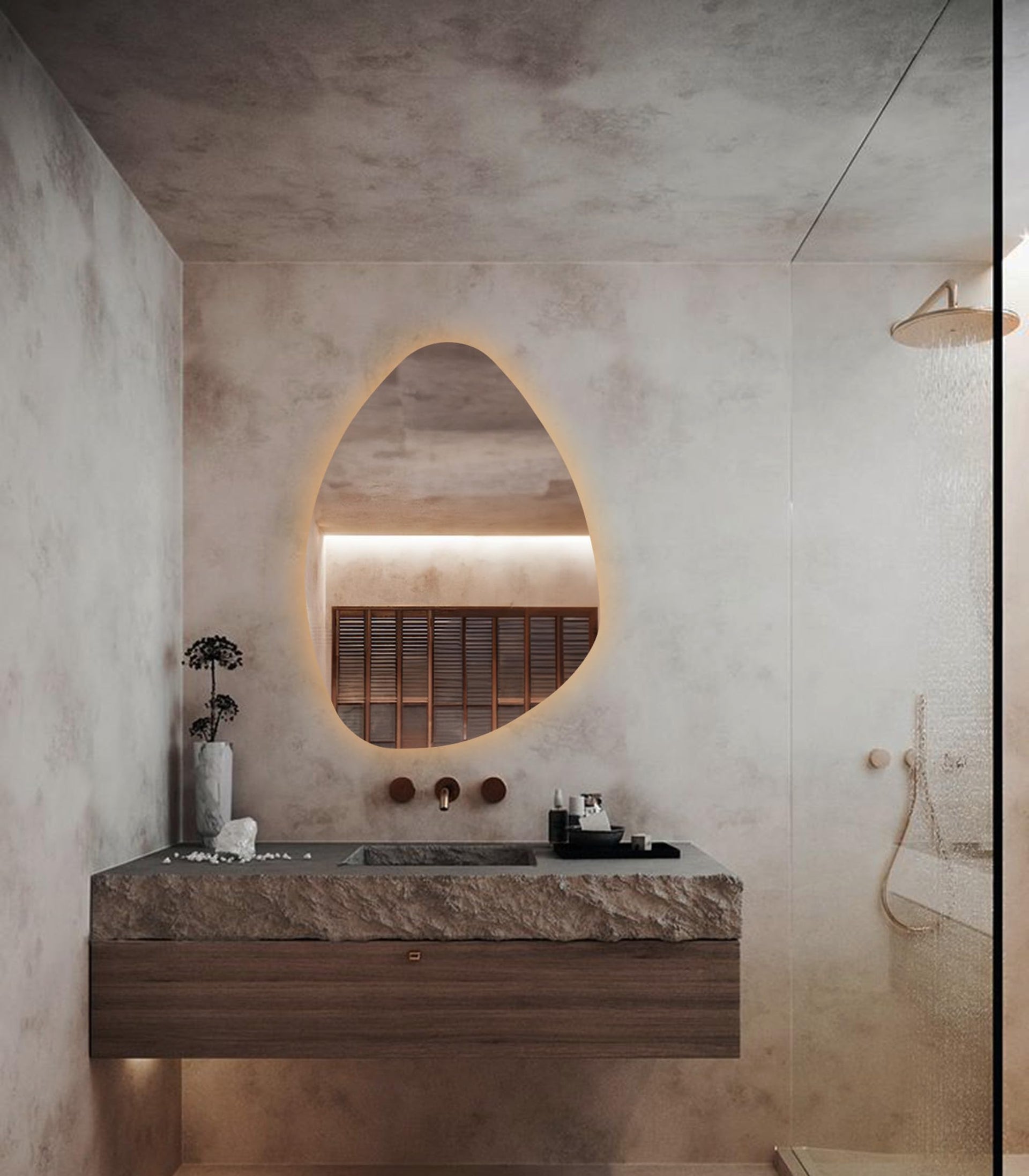 Triangle | Aesthetic Mirror with Lights