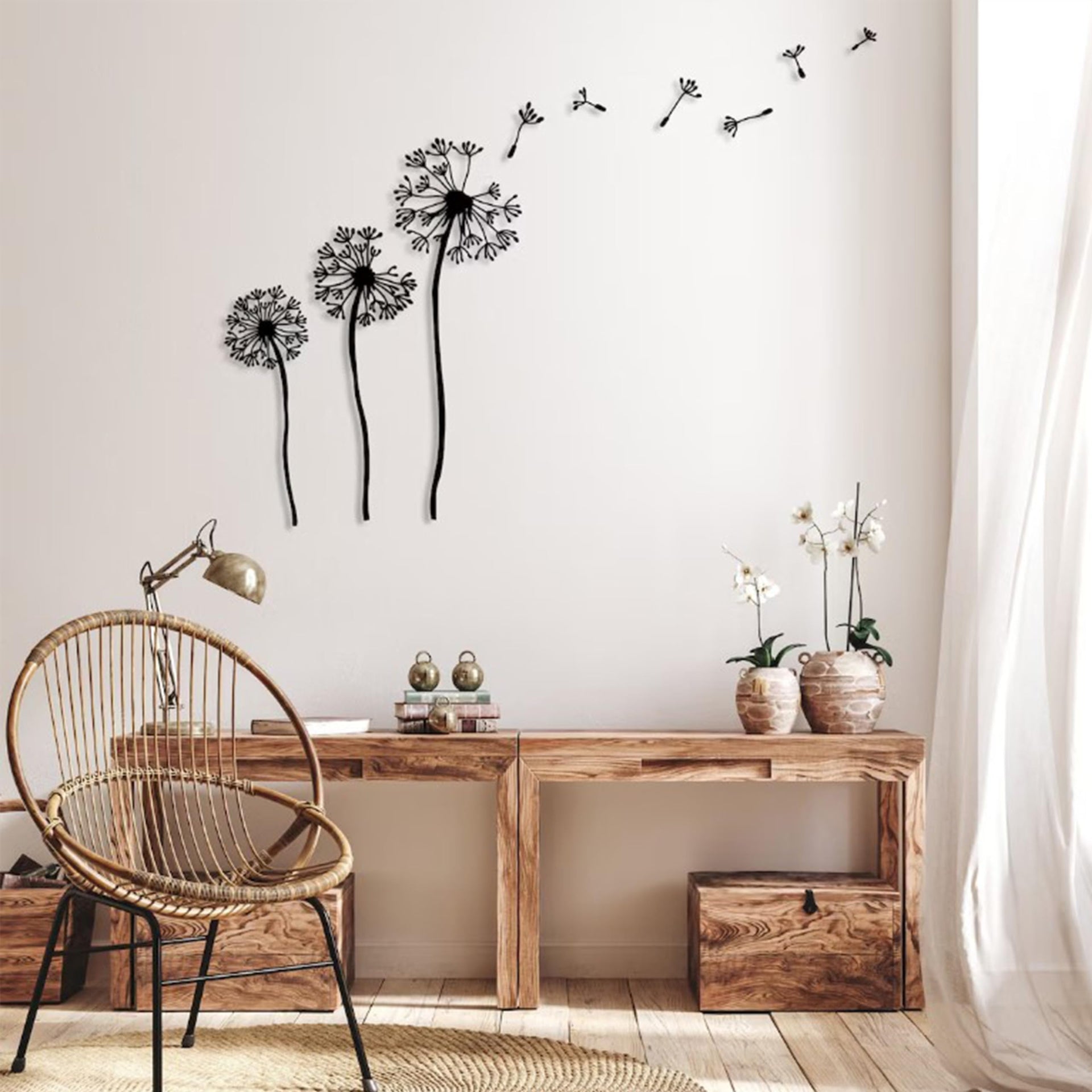 Dandelion Flower | Metal Wall Art