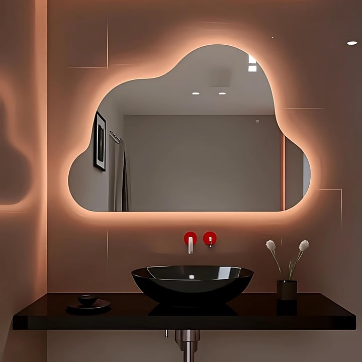 MURİCA FRANSIZ TARZI AHŞAP DUVAR AYNA